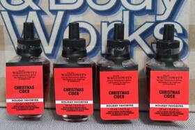 Bath & Body Works 667557386287 4 And Christmas Cider Wallflower Plug Fragrance Refill New/sealed