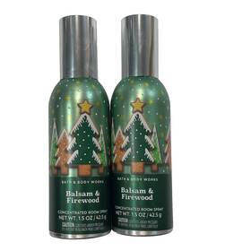 Bath & Body Works 667557498911 And Balsam Firewood Concentrated Room Spray 1.5 Oz Set Of 2