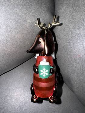 Bath & Body Works 667557535227 Holiday Christmas Dachshund Scent Control Wallflower Plug And Euc