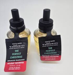 Bath & Body Works 667557565217 And Set Of 2 The Perfect Christmas Wallflowers Pine Marshmallows