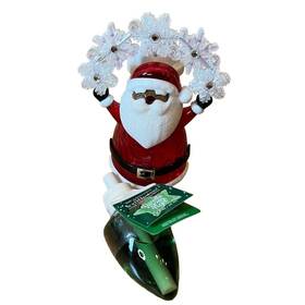Bath & Body Works 667557596716 And 2022 Christmas Light Black Santa Wallflower Vanilla Bean Noel