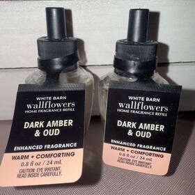 Bath & Body Works 667557974804 Lot Of 2 And Wallflowers Home Fragrance Refill Dark Amber Oud