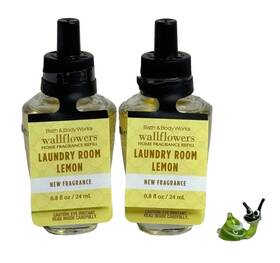 Bath & Body Works 667557976150 And Laundry Room Lemon Wallflowers Fragrance Bulbs X 2