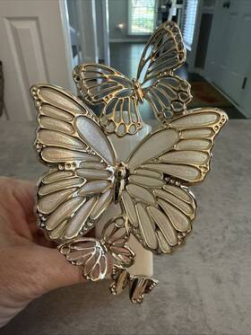 Bath & Body Works 667557985602 And Golden Butterflies Night Light Up Wallflower Plug In Holder