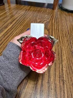 Bath & Body Works 667557986128 1x And Crystal Red Rose Wallflower Plug Day Light Up