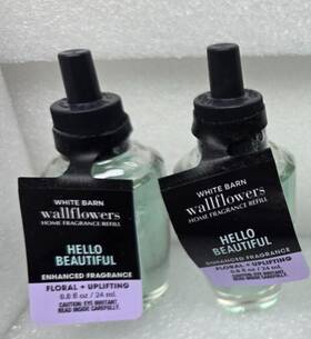 Bath & Body Works 667557996288 Hello Beautiful 2 Wallflowers Gardenia Jasmine Magnolia New