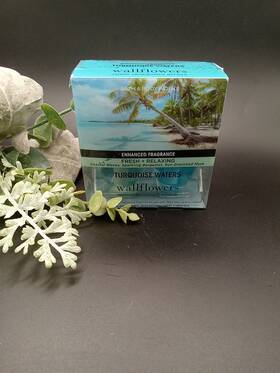 Bath & Body Works 667558181126 And Inch Turquoise Waters Wallflowers Fragrance Refills 2-pk 0.8 Fl