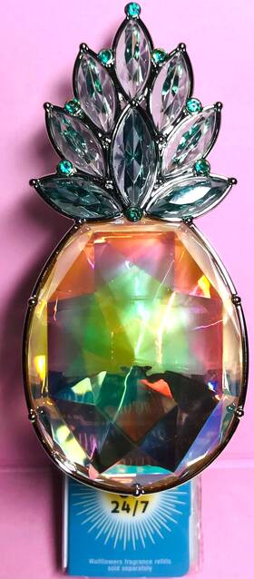 Bath & Body Works 667558200421 New Gem Pineapple Wallflower Plug And Ships Free