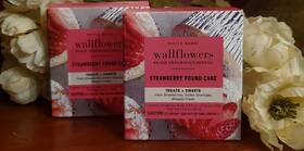 Bath & Body Works 667558202371 And Strawberry Pound Cake Wallflowers Refills 0.8oz 2 Double Packs