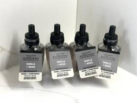 Bath & Body Works 667558209240 4 And Wallflower Home Fragrance Refill Bulbs Vanilla Musk