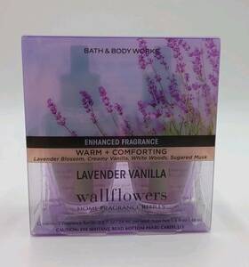 Bath & Body Works 667558209813 And Lavender Vanilla Wallflowers Fragrance Refill Bulb 2 Pack New