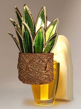 Bath & Body Works 667558338414 And Glassy Plant Pot Night Light Up Wallflower Fragrance Plug In