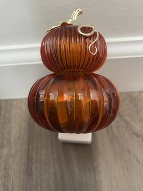 Bath & Body Works 667558727744 Stacked Pumpkins Wallflower Nightlight Plug-in And