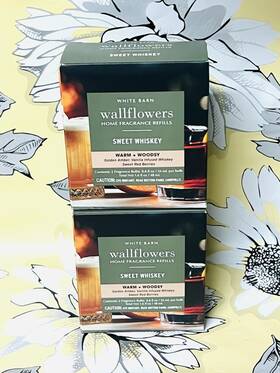 Bath & Body Works 667558745830 4 New And Sweet Whiskey Wallflowers Refills