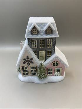 Bath & Body Works 667559107248 And Holiday Village House Projector Nightlight Wallflowers Plug