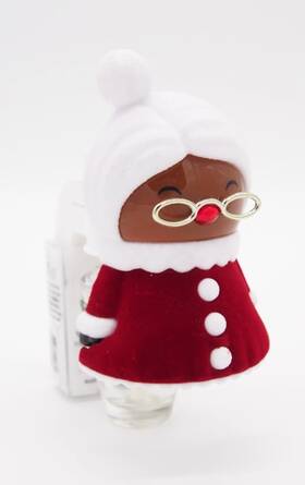 Bath & Body Works 667559109600 1 And Red Flocked Mrs. Clause Santa Wallflower Plugin New A