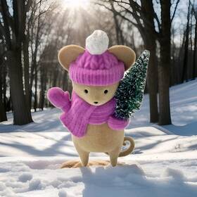 Bath & Body Works 667559109747 And Wallflowers Plug In Unit Holiday Nora Mouse Christmas Tree