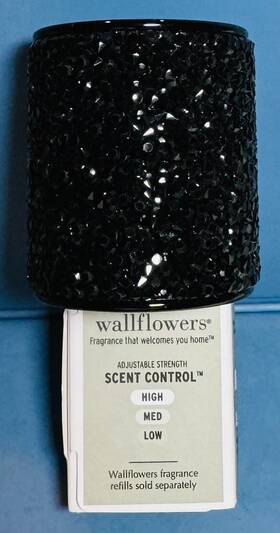 Bath & Body Works 667559109907 New Black Sparkle Cuff Scent Control Wallflower Plug And