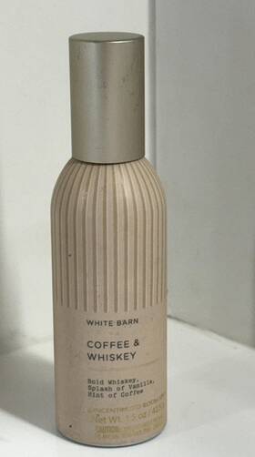 Bath & Body Works 667559114499 1 White Barn And Coffee Whiskey Concentrated Room Spray 1.5 Oz