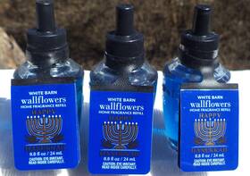 Bath & Body Works 667559141563 And 2023 Hanukkah Wallflowers Home Fragrance Refills New X3 Three