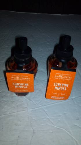 Bath & Body Works 667559260189 And - Sunshine Mimosa Wallflower Refill Set Of 4