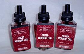 Bath & Body Works 667559261643 And Spiced Morning Chai Wallflower Refills X 3 - All New With Seals
