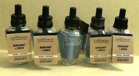 Bath & Body Works 667559262350 And Wallflower Inch Bergamot Birch Refills X5 Warm Woodsy