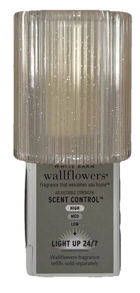Bath & Body Works 667559264279 And Champagne Sparkly Night Light Up Wallflower Plug In Diffuser