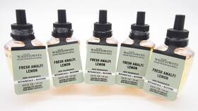 Bath & Body Works 667559267065 5 And Yellow Fresh Amalfi Lemon Wallflower Refill Bulb 0.8oz New