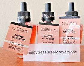Bath & Body Works 667559267201 3 And Calypso Clementine Wallflower Refill Bulb