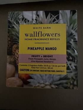 Bath & Body Works 667559269519 2 Pack And Pineapple Mango Wallflowers Fragrance Refills New