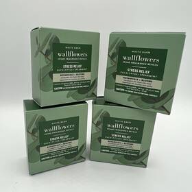 Bath Body Works 667559269625 And Eucalyptus Spearmint Stress Relief Wallflowers Bulb 4-packs