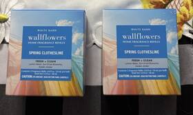 Bath & Body Works 667559273905 And Bodyworks Spring Clothesline Wallflowers Refill Bulbs 2 Set Of