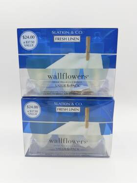 Bath & Body Works 667559283782 New And Fresh Linen Wallflowers Fragrance Refill Bulbs 10 Pack