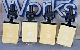 Bath & Body Works 667559283799 And Kitchen Lemon Wallflower Plug Refills Set Of 4 New