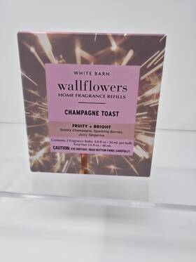 Bath & Body Works 667559283928 And Champagne Toast Wallflowers Refills Bulbs New 1 Box Of 2