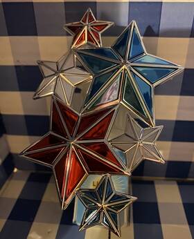 Bath & Body Works 667559286318 And Stars Red White Blue 4th Of July Wallflower Plug Diffuser New