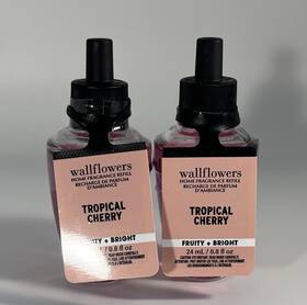 Bath & Body Works 667559297611 And Tropical Cherry Wallflowers Fragrance Refills - 2 Pk
