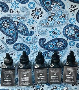 Bath & Body Works 667559297802 And Wallflower Fragrance Refill Bulb Lot Set 5 Mahogany Teakwood