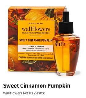 Bath & Body Works 667559299448 And Sweet Cinnamon Pumpkin Fragrance Refill 2 Pack - Lot Of 9