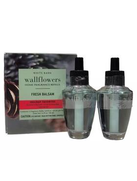 Bath & Body Works 667559302513 New And Fresh Balsam Wallflowers Home Fragrance Refills 2 Pack