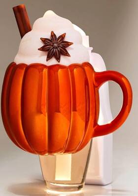 Bath & Body Works 667559306382 And Pumpkin Spice Latte Mug Nightlight Wallflowers Plug New