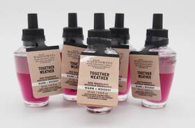 Bath & Body Works 667659322121 5 And Together Weather Warm Woodsy Wallflower Bulb Lot 0.8oz