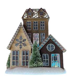 Bath & Body Works 667659327607 And Wallflower Village Houses Plug In I Project Projector New Nwt