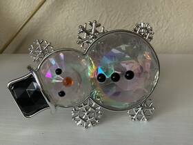 Bath & Body Works 667659327829 And Crystal Snowman Wallflowers Scent Control Nightlight Plug