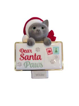 Bath & Body Works 667659327843 1x And Christmas Cat Dear Santa Paws Wallflower Plug-in Kitten