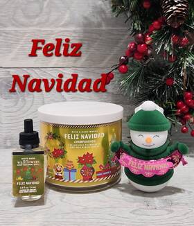 Bath & Body Works 667659335626 And Felix Navidad Champurrado Candle Wallflower Plug Bundle