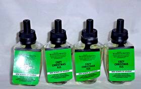 Bath & Body Works 667659338146 And Cozy Christmas Pjs Wallflower Refills X 4 - Fir/linen/cedar