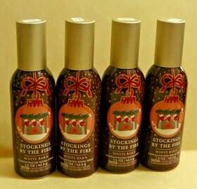 Bath & Body Works 667659341535 And Inch Stockings By The Fire 1.5 Oz Concentrated Room Spray X4