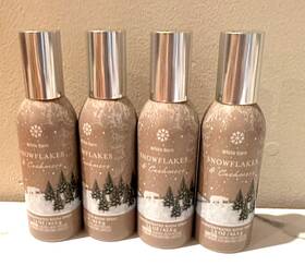 Bath & Body Works 667659341788 And Snowflakes Cashmere Concentrated Room Spray 1.5 Oz 4 Bottles
